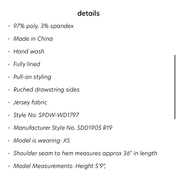 black superdown dress - Picture 4 of 6